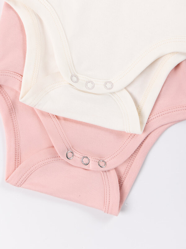 MARK FORMELLE Боди детское 592202 13015-2 молочный +серебристо -розовый +печать