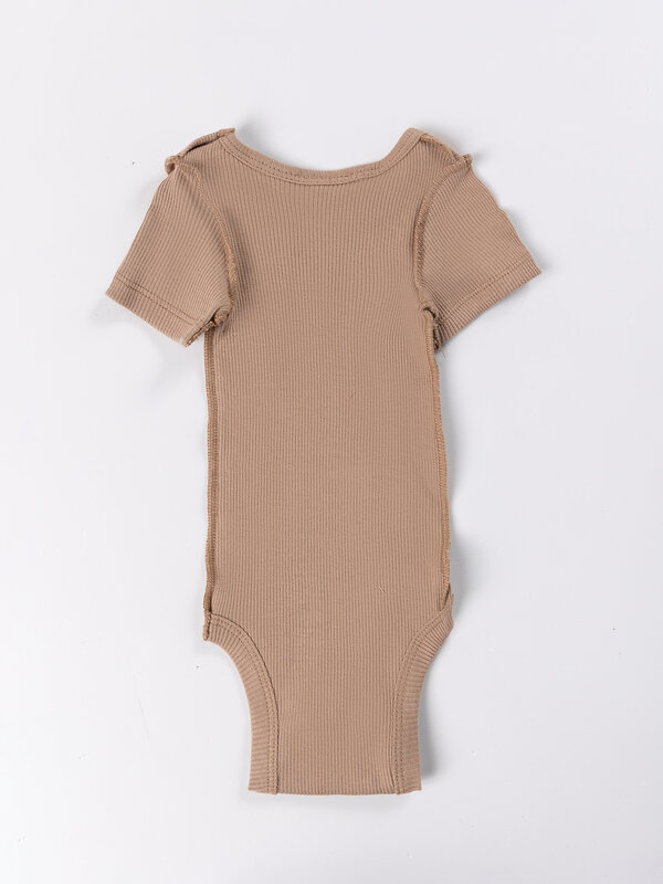 MARK FORMELLE Боди детское 592204 13023-2 серо -коричневый +бежевый +печать