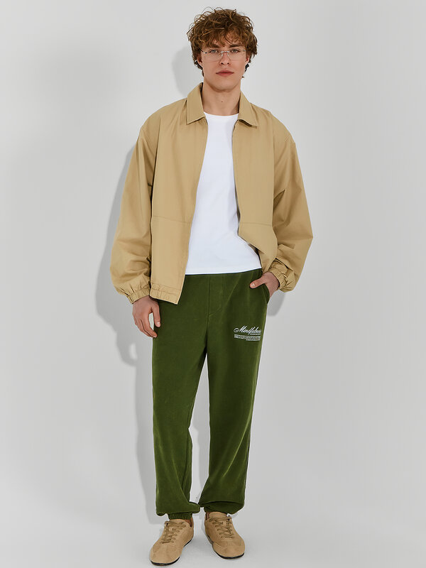 MARK FORMELLE Брюки 592214 181262-2 ACID WASH т.зеленый +печать