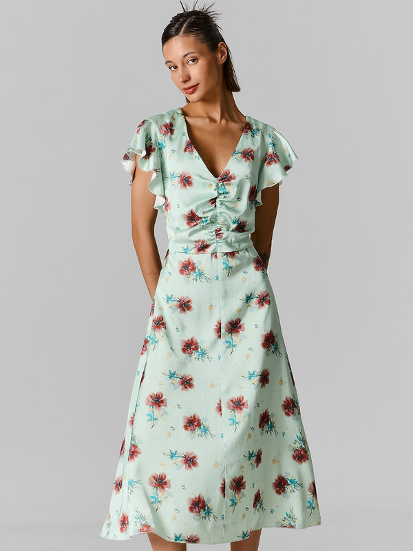 MARK FORMELLE Платье 592260 154033 маки на голубом опале