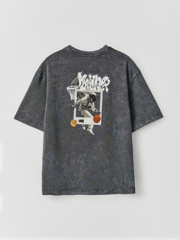 MARK FORMELLE Футболка 592281 113452 ACID WASH на железе +печать