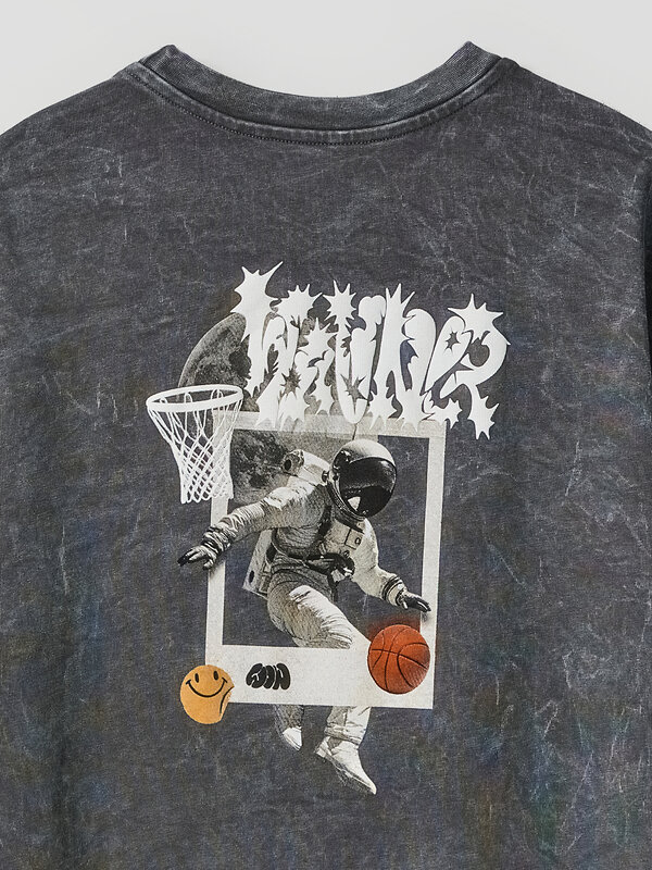 MARK FORMELLE Футболка 592281 113452 ACID WASH на железе +печать