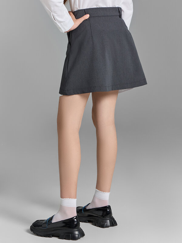 MARK FORMELLE Юбка 592284 157065 серый меланж