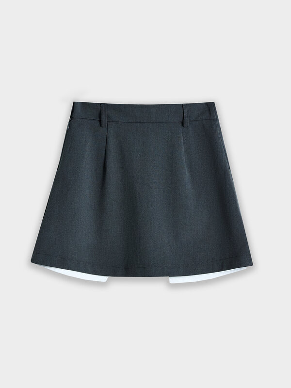 MARK FORMELLE Юбка 592284 157065 серый меланж