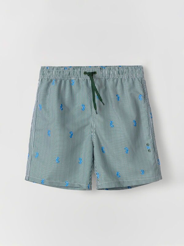 MARK FORMELLE Шорты плавательные 592287 703364 морские коньки на полоске