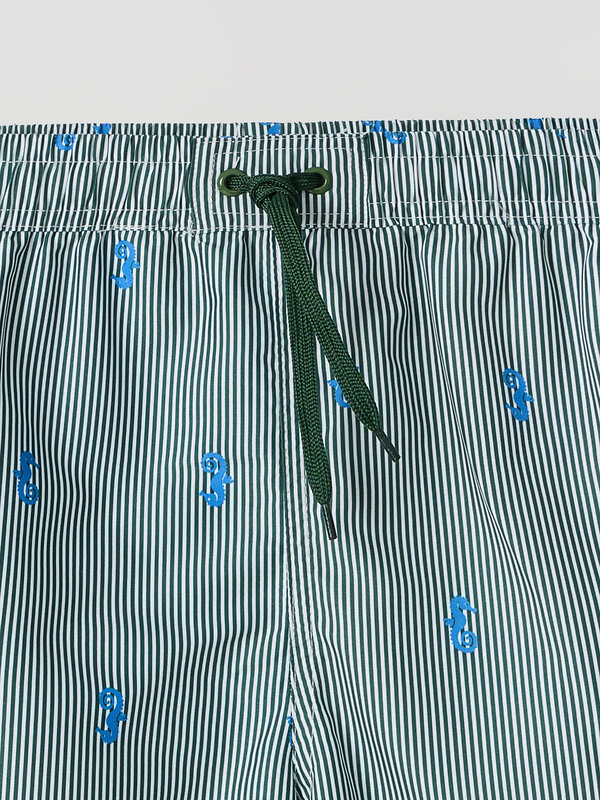 MARK FORMELLE Шорты плавательные 592287 703364 морские коньки на полоске