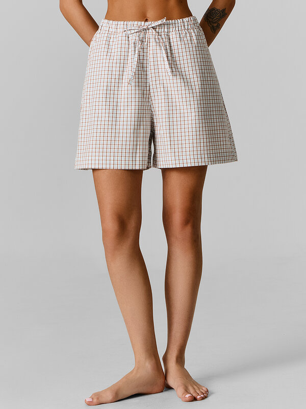 MARK FORMELLE Шорты 592293 132341-2 клетка на св.молочном