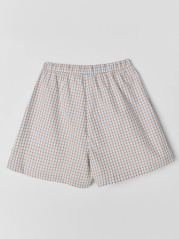 MARK FORMELLE Шорты 592293 132341-2 клетка на св.молочном