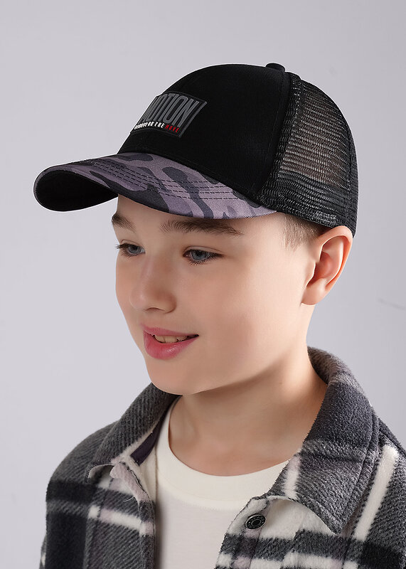 CLEVER Кепка 592303 110 сетка чёрный