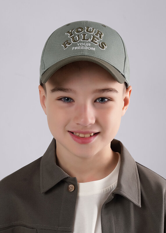 CLEVER Кепка 592307 109 х/б св.зелёный/хаки