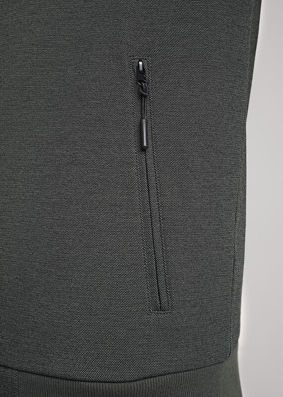 CLEVER Куртка 592317 662108зэ maxi(макси) т.зелёный/чёрный