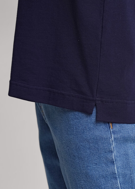 CLEVER Футболка 592338 562509/04гг maxi(макси)_п т.синий