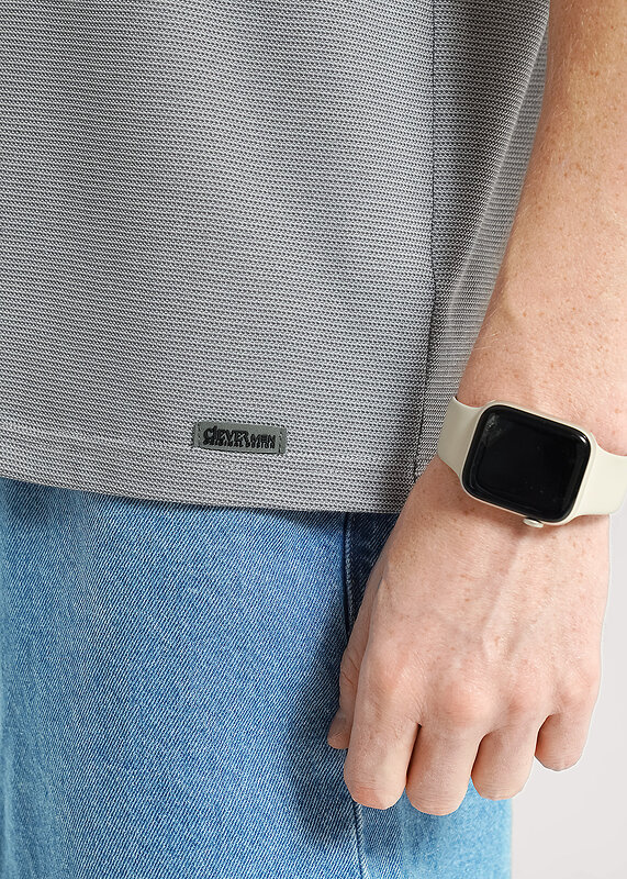 CLEVER Футболка 592340 562538/04кжн maxi(макси) серый/белый