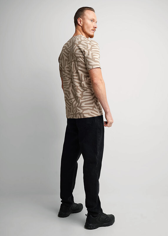 CLEVER Футболка 592350 561982/03гн maxi(макси) бежевый/т.бежевый