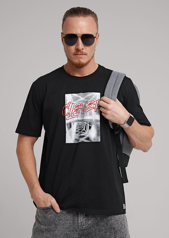 CLEVER Футболка 592363 562650/05кк maxi(макси)_п чёрный