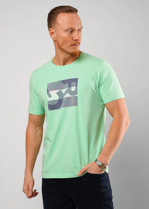 CLEVER Футболка 592370 561978/12г maxi(макси)_п св.зелёный