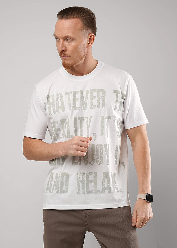 CLEVER Футболка 592391 562711/15кд maxi(макси)_п белый