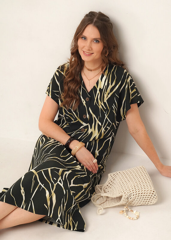 CLEVER Блузка 592439 267222/208ззн т.коричневый/св.бежевый