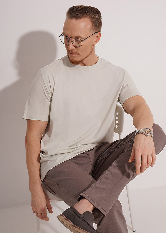 CLEVER Футболка 592443 562614/17кд maxi(макси)_п бежевый