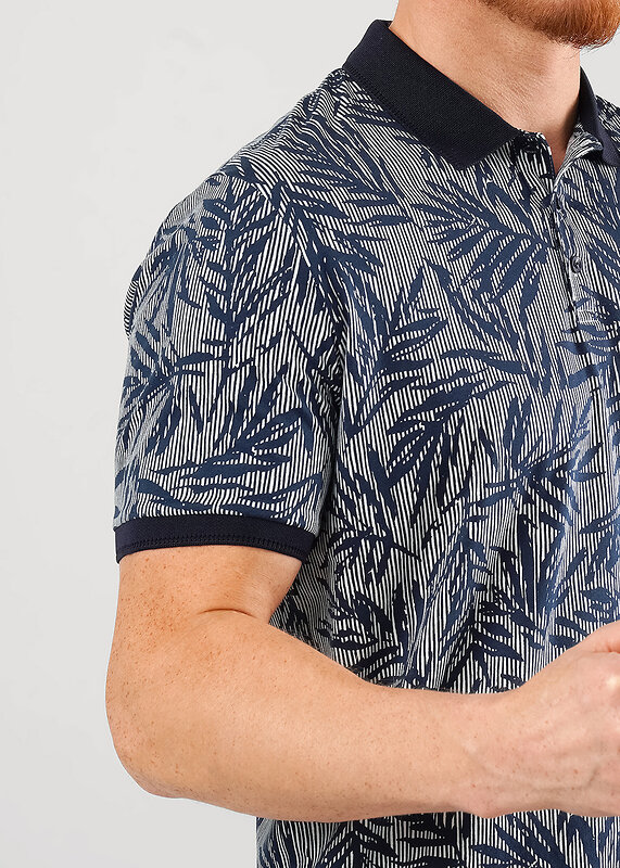 CLEVER Джемпер 592459 562378/20кдн maxi(макси) т.синий/белый