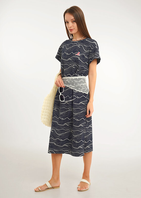 CLEVER Платье 592463 LDR26-1234/4 т.синий/молочный