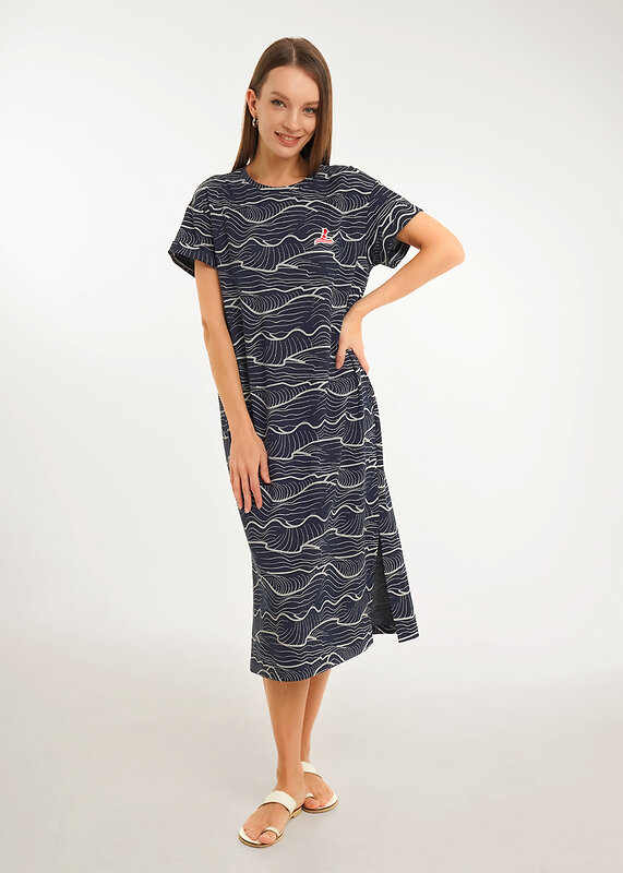 CLEVER Платье 592463 LDR26-1234/4 т.синий/молочный