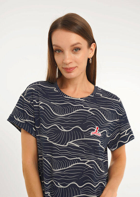 CLEVER Платье 592463 LDR26-1234/4 т.синий/молочный