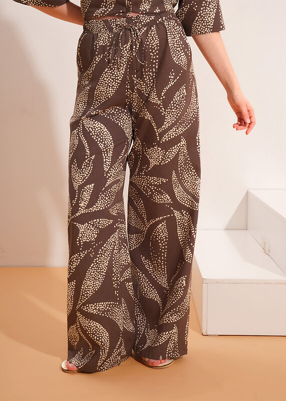 CLEVER Брюки 592464 263289/206лвн коричневый/св.бежевый