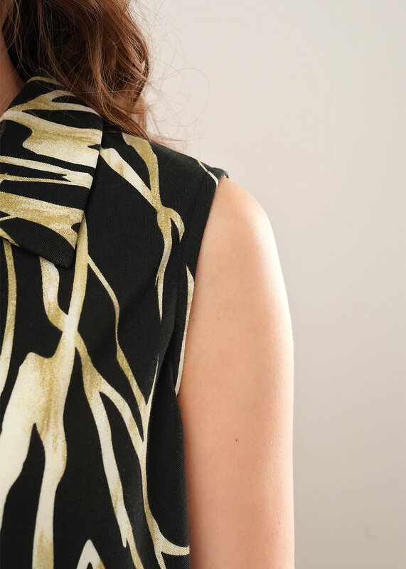 CLEVER Блузка 592465 267221/208ззн т.коричневый/св.бежевый