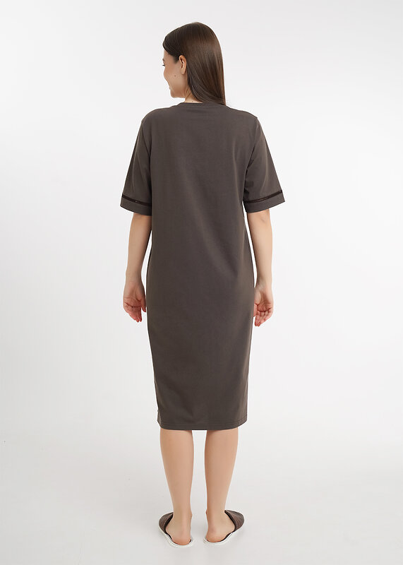 CLEVER Платье 592466 LDR26-1231 т.коричневый