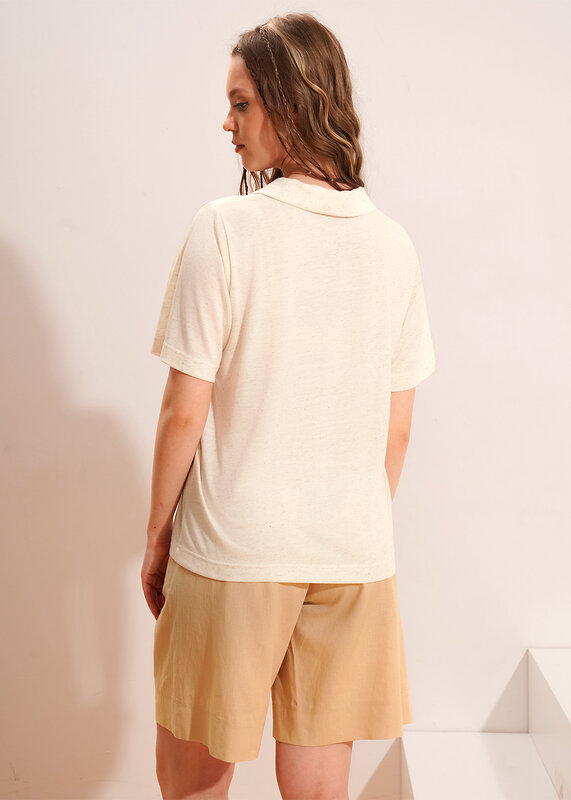 CLEVER Джемпер 592467 267205/206кд молочный