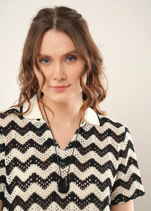 CLEVER Джемпер 592472 267231/208ж т.коричневый/св.бежевый