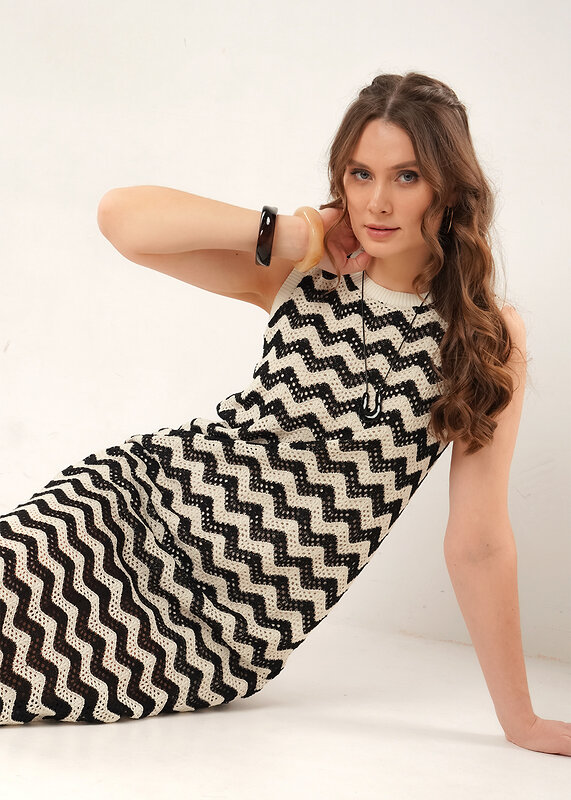 CLEVER Платье 592473 267235/208ж т.коричневый/св.бежевый