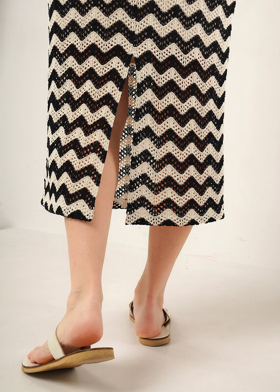 CLEVER Юбка 592474 267218/208ж т.коричневый/св.бежевый