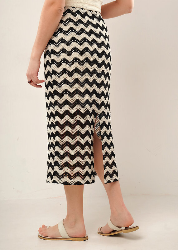 CLEVER Юбка 592474 267218/208ж т.коричневый/св.бежевый