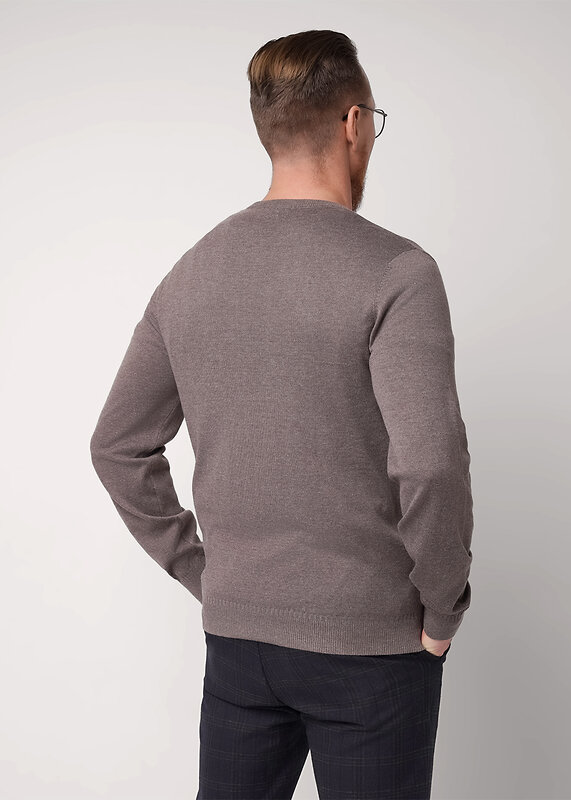 CLEVER Джемпер 592498 654362хаmaxi(макси) меланж бежевый