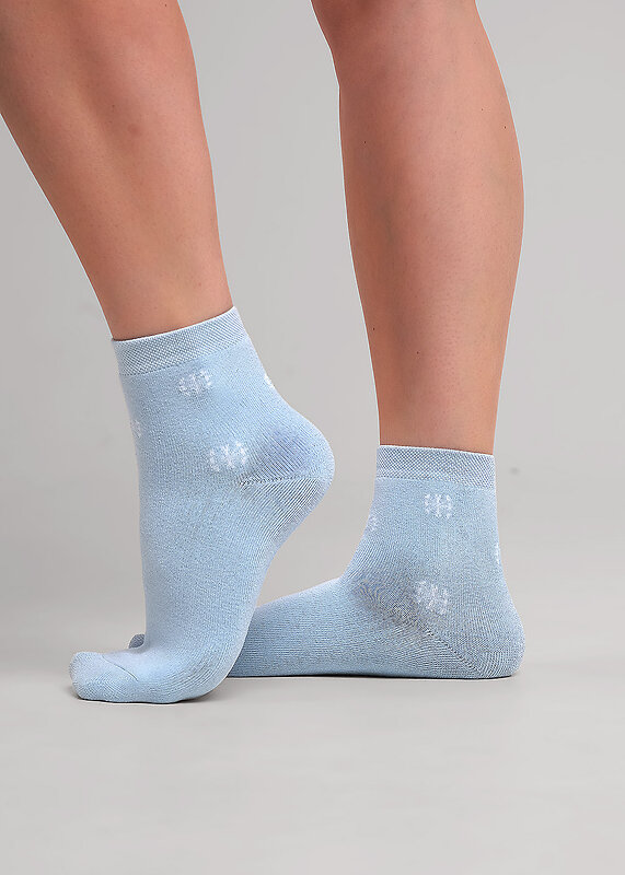 ЭЙС Носки 592553 Д106Пш св.голубой