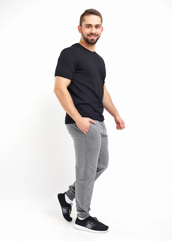 CLEVER Брюки 592555 601717/2фэ_мел_maxi(макси) меланж серый