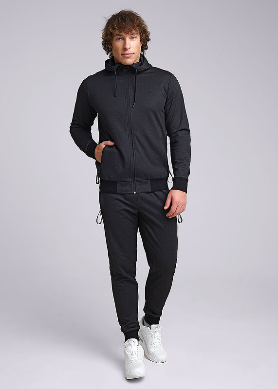 CLEVER Куртка 592565 632108зэ maxi(макси) чёрный/т.серый