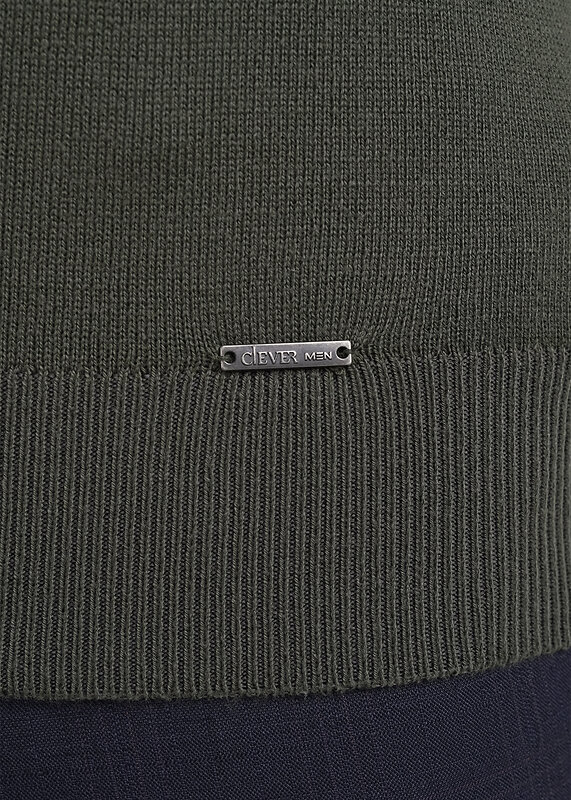 CLEVER Джемпер 592566 603563хаmaxi(макси) хаки