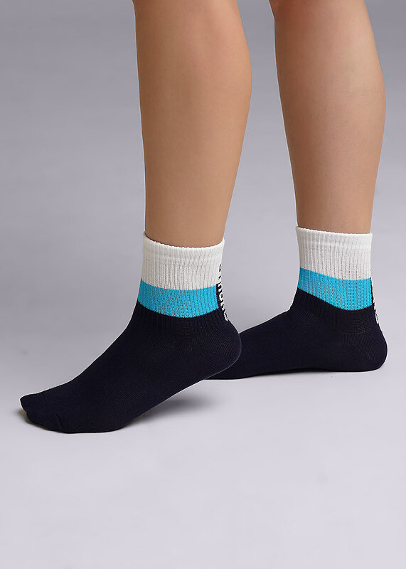 CLEVER Носки 592572 С1406 12-14,14-16 т.синий