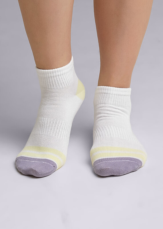 CLEVER Носки 592575 С1404 16-18,18-20 белый/св.фиолетовый