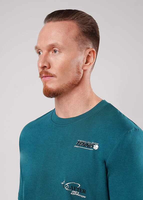 CLEVER Футболка 592588 562650/19кд maxi(макси)_п2 т.зелёный