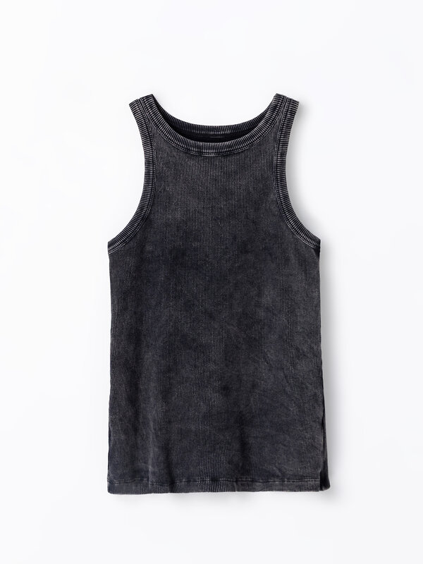 MARK FORMELLE Топ 592612 112744 ACID WASH черный