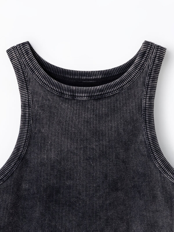 MARK FORMELLE Топ 592612 112744 ACID WASH черный