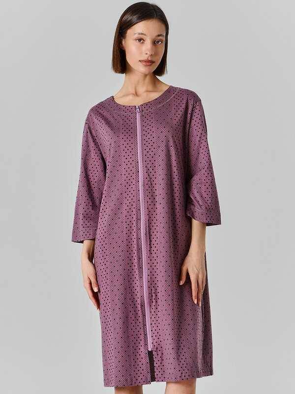 MARK FORMELLE Халат 592635 552266-1 черный горошек на крокусе