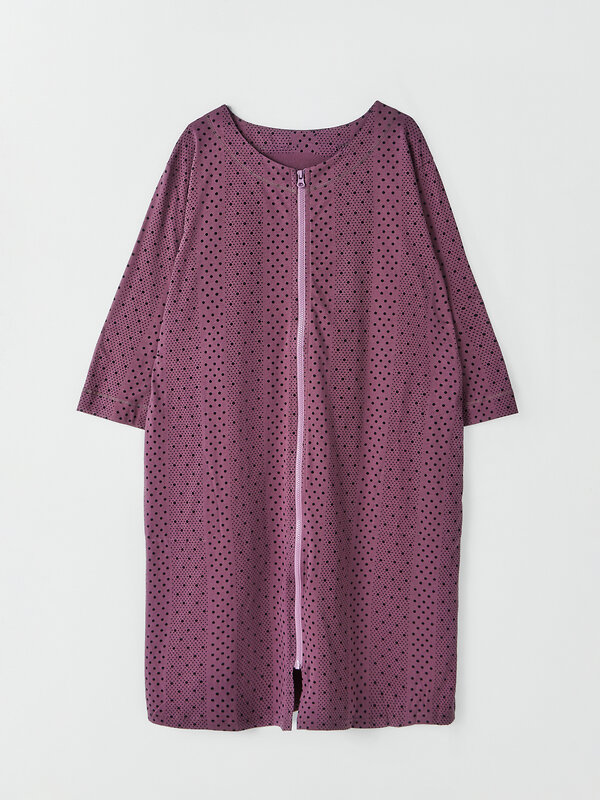 MARK FORMELLE Халат 592635 552266-1 черный горошек на крокусе