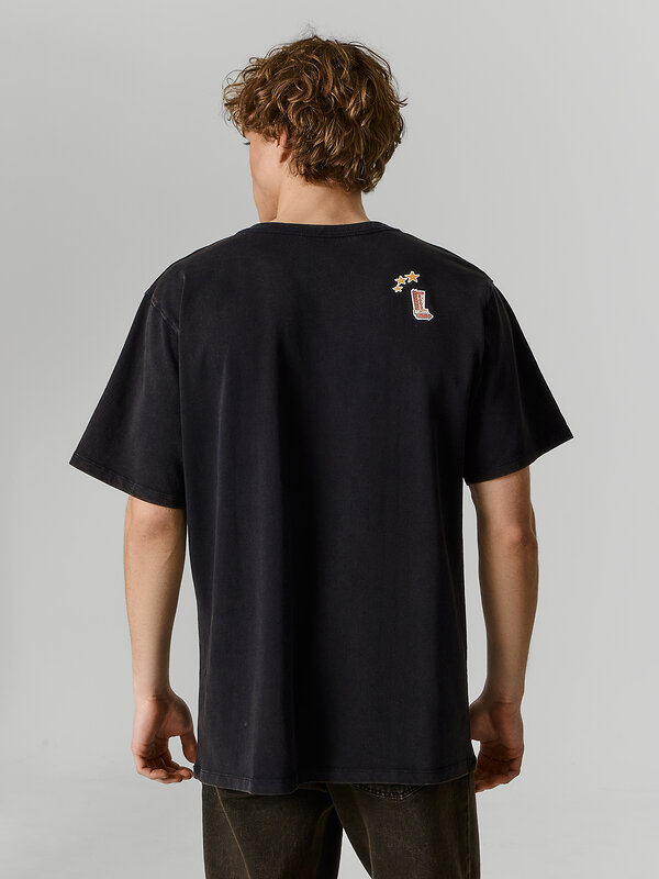 MARK FORMELLE Футболка 592636 111875 ACID WASH черный +печать