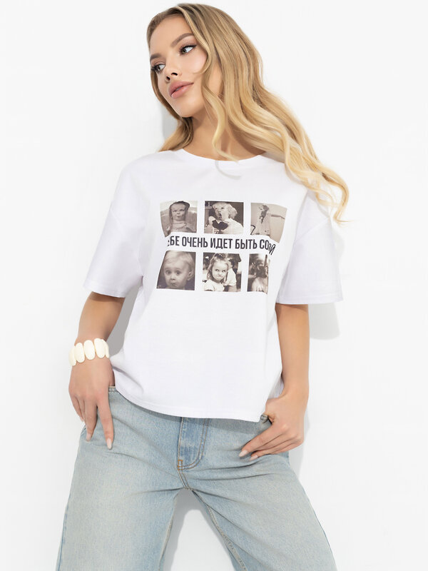 CHARUTTI Футболка 592676 12847 Белый