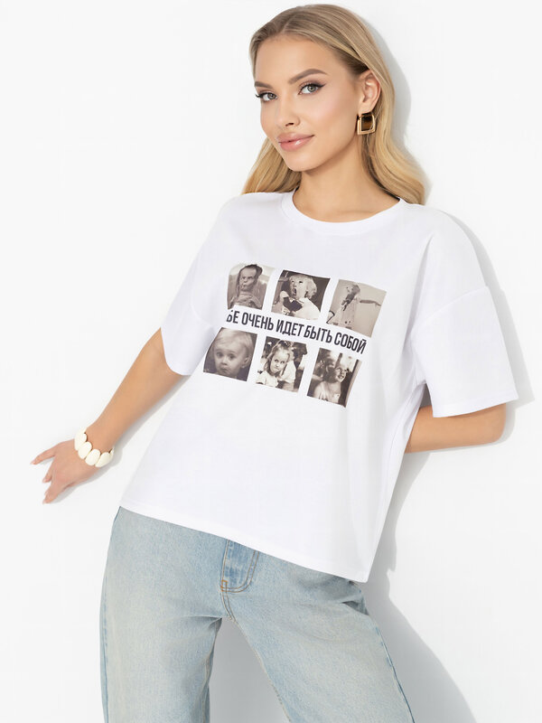 CHARUTTI Футболка 592676 12847 Белый